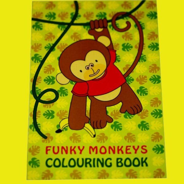 Funky Monkeys Colouring Book